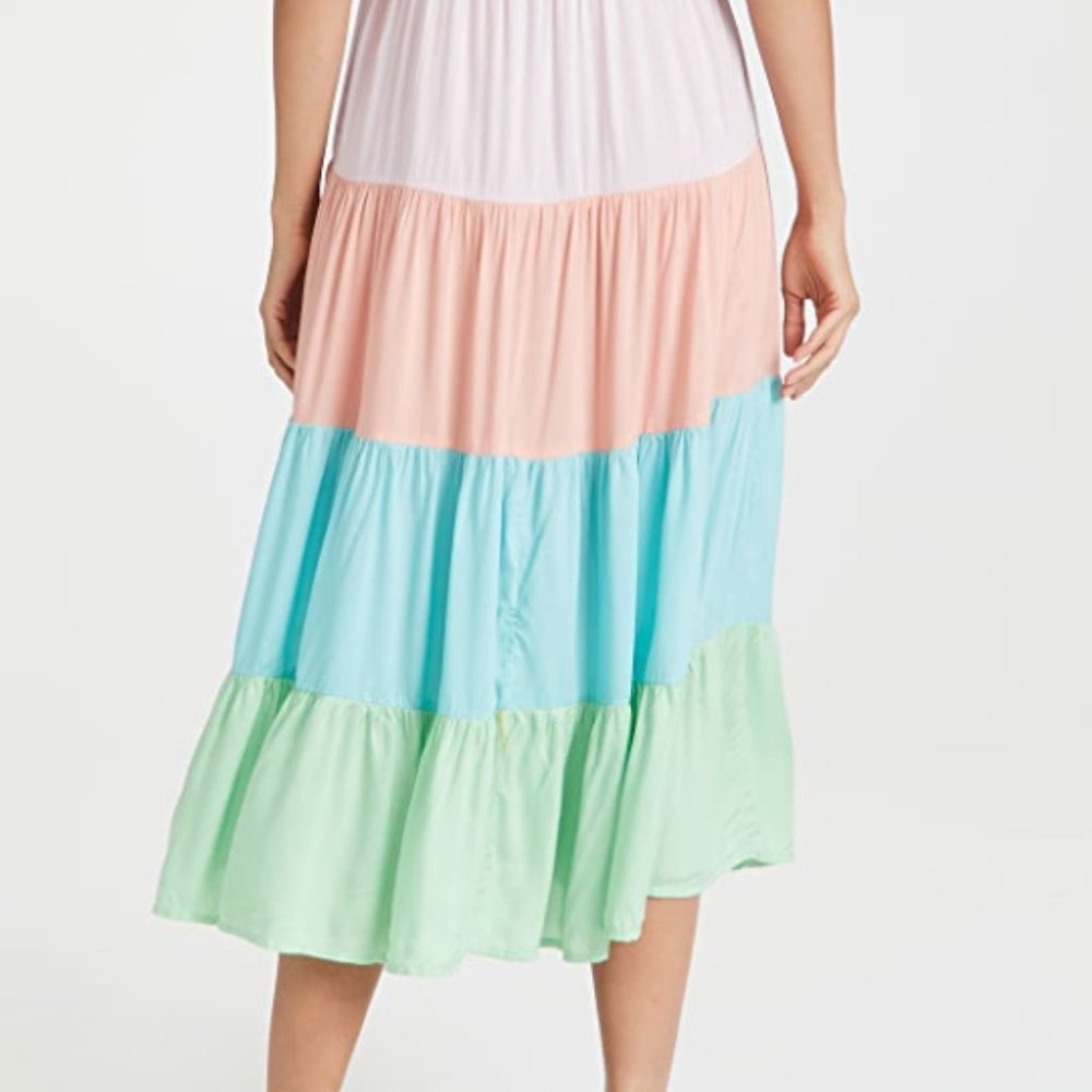 Never Fully Dressed Pastel Rainbow Panel Dress, 6, Multi color - Picture 5 of 12